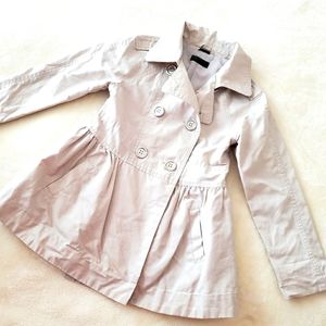 Benetton kids girls trench coat S